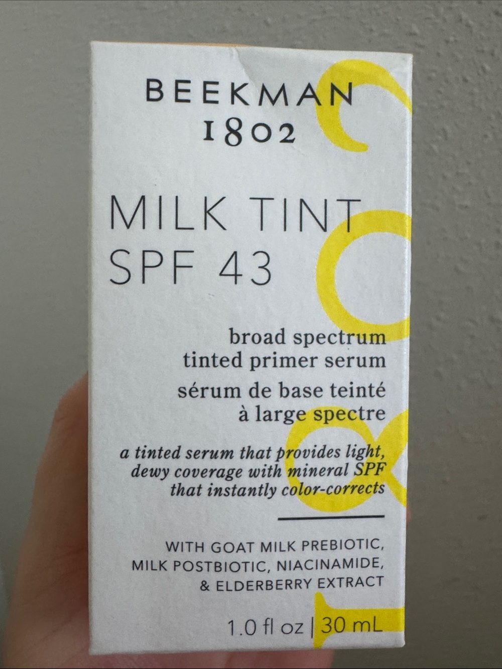 Beekman 1802 Milk Tint SPF 43 Tinted Primer Serum - New
